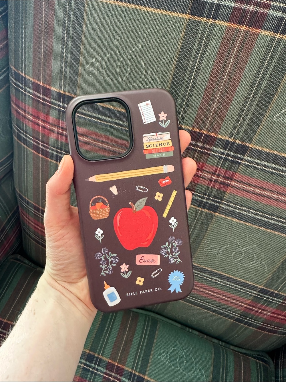 NWT Rifle Paper Co teacher iPhone 14 Pro Max case